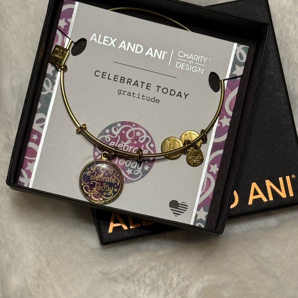 Alex and Ani ‘Celebrate Today’ Charity by Desi Charm Bracelet